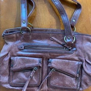 The Sak brown leather bag
